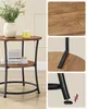 VASAGLE bijzettafel, rond, 2-laags salontafel, stalen frame Productafbeelding-voorbeeld 4
