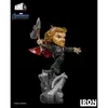 A stylized figurine of Thor from Avengers: Endgame, posed dynamically on a rocky base. Náhled obrázku produktu