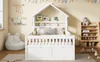 Lit enfant en forme de maison 140 x 200 cm, en pin massif Voir les images du produit 8