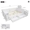 okwish Kinderbett 140x200 Multifunktionales Schlafsofas mit Produktbild-Vorschau 9