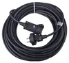 Venkovní prodlužovací kabel 20 m / 1 zásuvka / černý / guma / 230 V / 2,5 mm2 Náhľad obrázku produktu