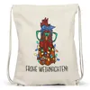 Frohe Weihnachten Turnbeutel Gymsack  Truthahn Produktbild-Vorschau 3