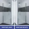 Duschtür 70cm Pendeltür Dusche Nischentür Drehtür Einzeltür Produktbild-Vorschau 12