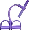 Elastický pás na cvičenie Netscroll PullStar, fialový, 24cm Náhľad obrázku produktu 1