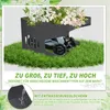 LZQ Mähroboter-Garage mit Pflanzkasten – Wetterbeständiges Produktbild-Vorschau 3