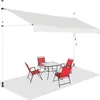 GOPLUS Klemmmarkise 350cm breit, Terrassenmarkise ohne Produktbild-Vorschau 1