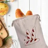 Brotbeutel Leinen 4er Set mit Kordelzug wiederverwendbare Produktbild-Vorschau 6