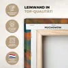 MuchoWow® - Leinwandbilder - Tiger - Tiere - Ölgemälde - Produktbild-Vorschau 3