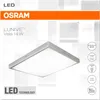 A product image for an OSRAM LED light fixture, showing the fixture itself and marketing text. Produktbild-Vorschau