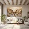 ARTHUB® Leinwandbild 80x120 cm, Beautiful Gold Wings | Produktbild-Vorschau 4