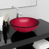 Umywalka ze szkła hartowanego, 42x14 cm, czerwona Podgląd zdjęcia produktu 2