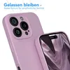 A close-up shot of a purple phone case, with a portion of the phone screen visible. Produktbild-Vorschau