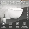 LuxeBath bezramkowa wisząca toaleta długa 52 cm, biały Podgląd zdjęcia produktu 2