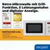 Exquisit Retro-Mikrowelle 700 Watt, 25,5 cm Drehteller, Produktbild-Vorschau 2