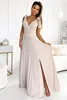 Numoco Formelle Frauenkleider Elena beige S Produktbild-Vorschau 1