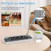 Eiswürfelform Edelstahl 18 Fächer Metall Eiswürfelbehälter Produktbild-Vorschau 4