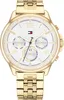 Tommy Hilfiger Damen Multi Zifferblatt Armbanduhr In Gold Produktbild-Vorschau 1