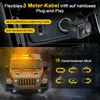 90 LED Zwaailamp 12/24V, Oranje Waarschuwingslamp 360°, Productafbeelding-voorbeeld 3