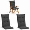 BURI 2x Hochlehner Auflage 120x50x5,5 cm - wetterfeste Produktbild-Vorschau 1