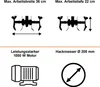 IXES Elektro Motorhacke Gartenfräse IX-EH38 | 360mm Produktbild-Vorschau 3