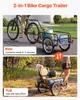 VEVOR Fahrradanhänger Lastenanhänger 2-in-1 Handwagen mit Produktbild-Vorschau 2