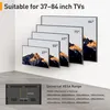 Support TV mural pivotant et inclinable pour téléviseurs de Voir les images du produit 2