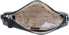 The inside of an open black Guess handbag. Produktbild-Vorschau