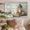 Leinwand Bilder 120x80 cm - Natur - Kerzen - Weiß, Produktbild-Vorschau 2