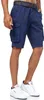 Tazzio Pantaloncini cargo da uomo A201 Navy  W30 Anteprima dell’immagine prodotto 3
