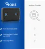 A split image showing a product on the left and marketing/placeholder content on the right. Produktbild-Vorschau