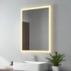 Lustro łazienkowe EMKE LED z ciepłym białym oświetleniem Podgląd zdjęcia produktu 2