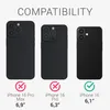 kwmobile 3x Folie matt kompatibel mit Apple iPhone 16 - Produktbild-Vorschau 4