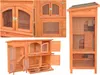 Hasenstall Kaninchenstall XL Jumbo natur Produktbild-Vorschau 6