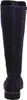 A single dark blue suede boot is shown from the back. Produktbild-Vorschau
