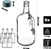KADAX Bouteilles de vin 1,75L, 5 pièces, grandes bouteilles Voir les images du produit 2