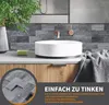 YARDIN 10 Blatt Klebefliesen Fliesenaufkleber Fliesenfolie Produktbild-Vorschau 4