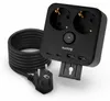 Bloc multiprise huslog : 2 prises Schuko, 2 ports USB-A, 2 Voir les images du produit 1