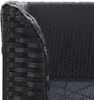 vidaXL Garten-Ecksofa 2-tlg. Poly Rattan Schwarz Produktbild-Vorschau 4