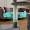 Drapak dla kota 110 cm, drapak 4 poziomy z budką zabawkami Podgląd zdjęcia produktu 4