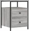 vidaXL Noční stolek Grey Sonoma Oak 44x45x60 cm Dřevěný Náhled obrázku produktu 2