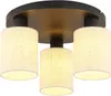 ZMH Deckenlampe Wohnzimmer Deckenleuchte Schwarz Produktbild-Vorschau 9