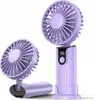 USB ventilátor Tichý mini stolní ruční ventilátor 5000 mAh Náhled obrázku produktu 2