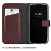 Selencia Echtleder Klapphülle iPhone 16 Pro - Braun Produktbild-Vorschau 3