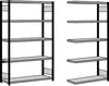 Fachbodenregal mit Tiefenriegel - 350 kg - 2.000 x 1.341 x Produktbild-Vorschau 9