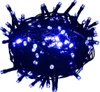 A tangled ball of blue LED string lights. Produktbild-Vorschau