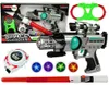 LeanToys Space Warrior Set: Laserwaffe, Lichtschwert, Produktbild-Vorschau 1