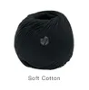 Lana Grossa - Soft Baumwolle 0034 schwarz Produktbild-Vorschau 2