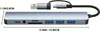 8-in-2 USB-C & USB-A Hub – Dual-Anschluss Adapter – 4x USB Produktbild-Vorschau 2