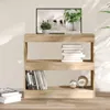 vidaXL Regał/przegroda do pokoju dąb sonoma 80x30x72 cm Podgląd zdjęcia produktu 2