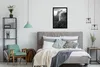 MuchoWow® MuchoWow® Gerahmtes Poster Schwarz-Weiß-Bild der Produktbild-Vorschau 5